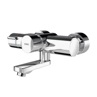 AR Wandbatterie, F5, hydr., Thermostat, Schwenkauslauf, 135 mm, für C-Modul