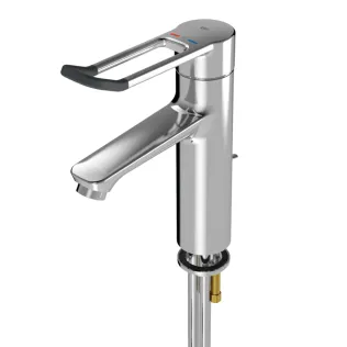 F4LT-Med Thermostat-Einhebel-Standbatterie mit Zugstange