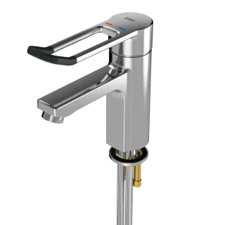 AR Thermostat-Standbatterie, F5, EHM, 125 mm, langer Hebel, Hygieneoption