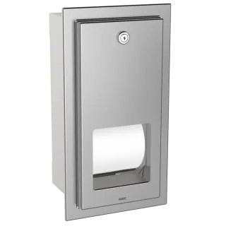 AR RODAN WC-Doppelrollenhalter, Edelstahl, UP
