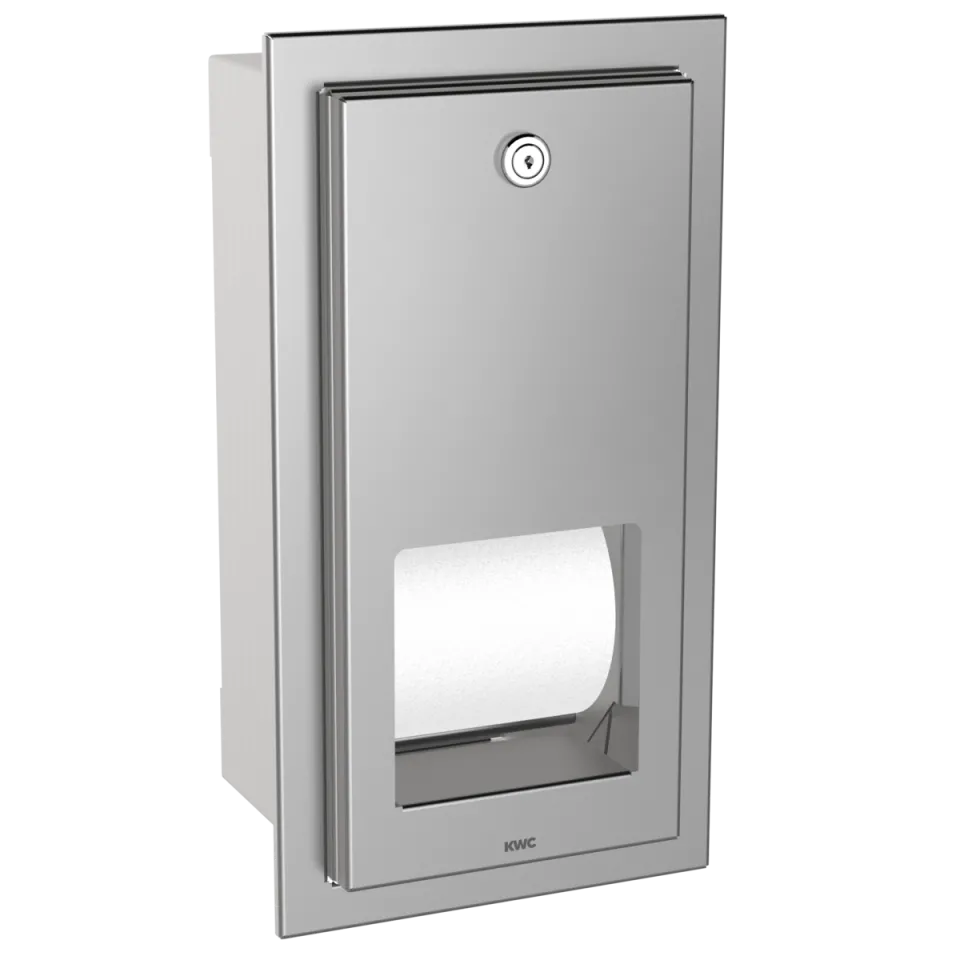 AR RODAN WC-Doppelrollenhalter, Edelstahl, UP