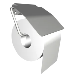 AR WC-Rollenhalter, RODAN, Edelstahl, 135x130x25mm, Aufputz