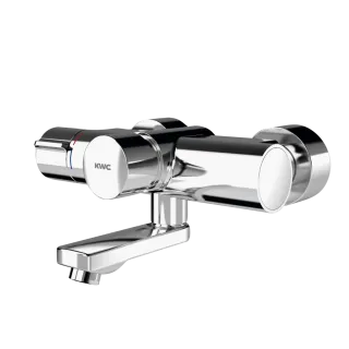 AR Wandbatterie, F5, hydr., Thermostat, Schwenkauslauf, 255 mm