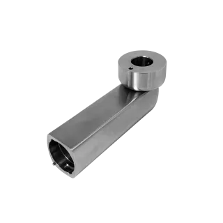 AR Adapter, F4, für Wandbatterie, für bauseitigen Sterilfilter, Edelstahl
