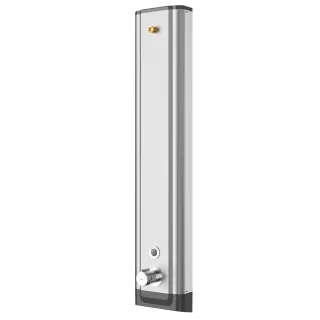 AR F5 Duschpaneel, elek., Thermostat, Edelstahl