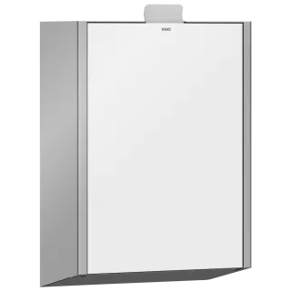 AR Hygieneabfallbeh., EXOS, Edelstahl, 230x346x125 mm, AP, Front ESG weiß, 3,7l
