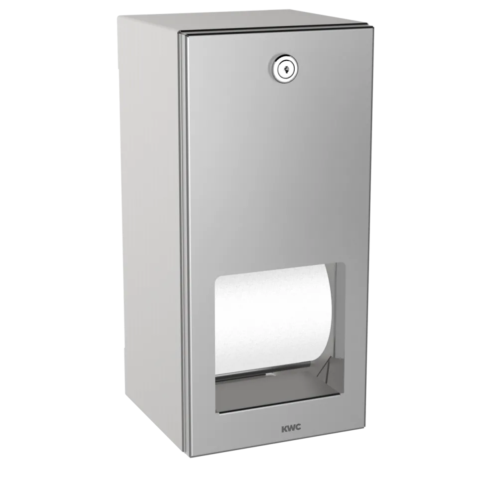 AR RODAN WC-Doppelrollenhalter, Edelstahl, AP