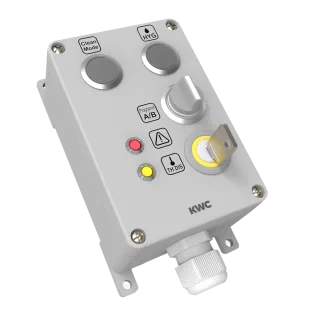 AR Bedienbox, A3000open, Kunststoff, AP, 80x120x55 mm, Anschl. an ECC2, 24 VDC