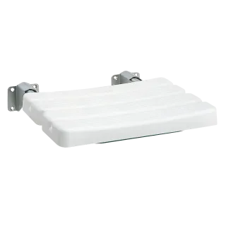AR CONTINA Duschklappsitz, Edelstahl+PE