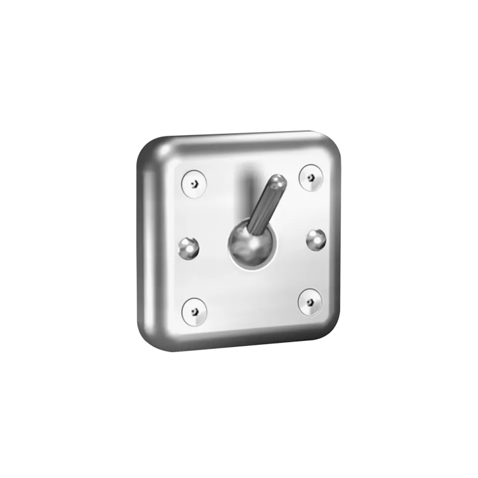 AR Kleiderhaken, HEAVY DUTY, Edst., 108x108x52 mm, Befestigung von vorn