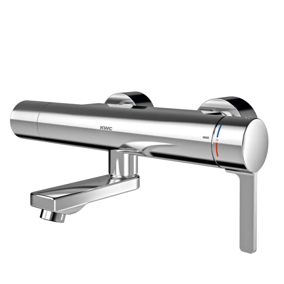 AR Thermostat-Wandbatterie, F5, EHM, Schwenkauslauf, 155 mm, Hygieneeinheit