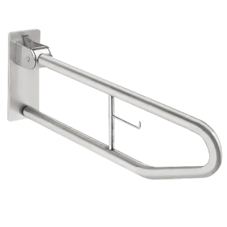 AR Stützklappgriff, CONTINA, Edelstahl, 100x250x850 mm, WC-Rollenhalter