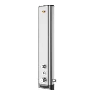 AR DUPA, F5, elek., Edelstahl, Therm., Umst Kopf-Handbrause, für Batt./Netzteil