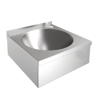 AR ANIMA, Einzelwaschtisch, Edelstahl, 450 mm