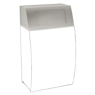 AR STRATOS Klappdeckel, Edelstahl