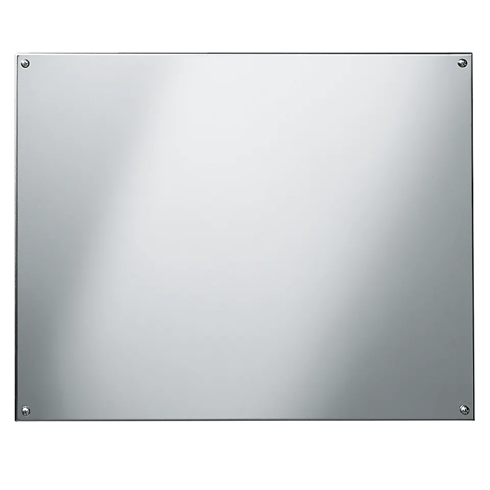 AR Spiegel, RODAN, Edelstahl, 400x300x1 mm, sichtbare Befestigung