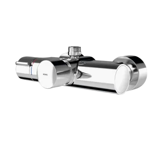AR Wandbatterie, F5, hydr., Thermostat, für Bogen/Duschrohr