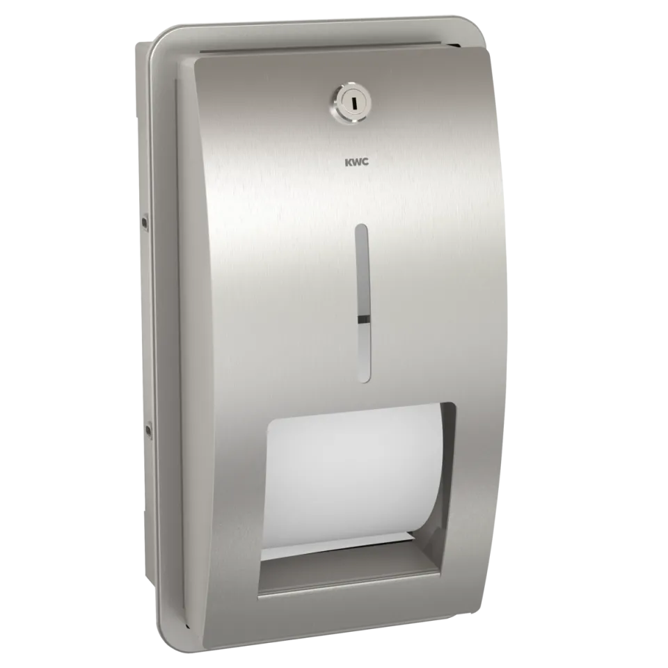 AR STRATOS WC-Doppelrollenhalter, Edelstahl, UP