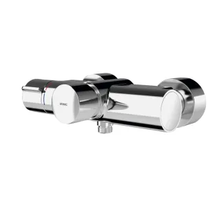 F5S-Therm Selbstschluss-Thermostat-Wandbatterie mit Handbrauseanschluss