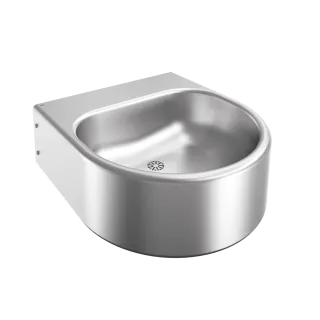 AR ANIMA, Einzelwaschtisch, Edelstahl, 460 mm