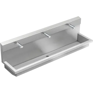 AR Waschplatzeinheit, PLANOX, Edst., 1800x530x440 mm, 3xWandventil hydr.
