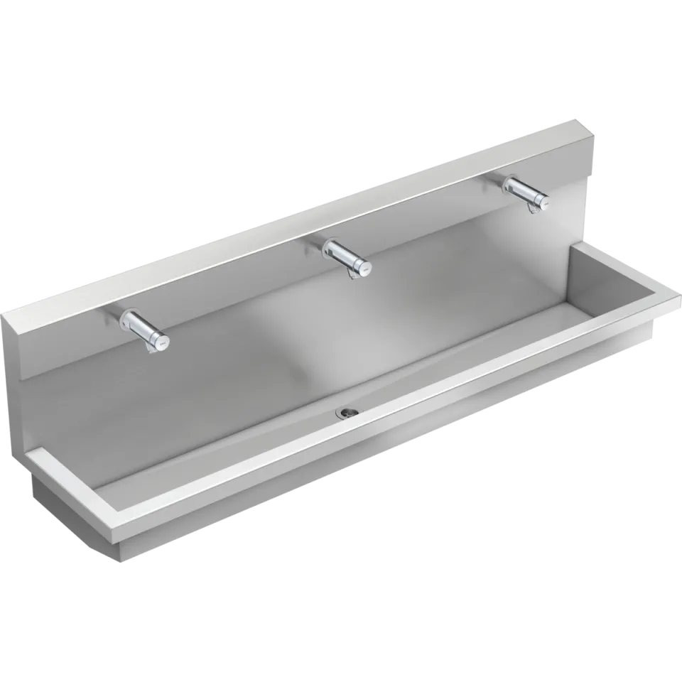 AR Waschplatzeinheit, PLANOX, Edst., 1800x530x440 mm, 3xWandventil hydr.