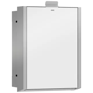 AR Hygieneabfallbehälter, EXOS, Edst., 284x332x125 mm, UP, Front ESG weiß, 3,7l