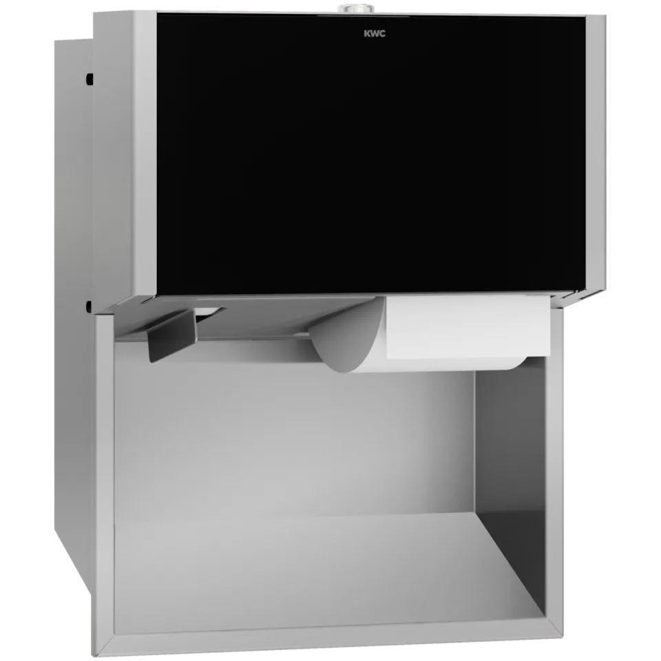 AR EXOS. WC-Doppelrollenhalter, Edelstahl, UP