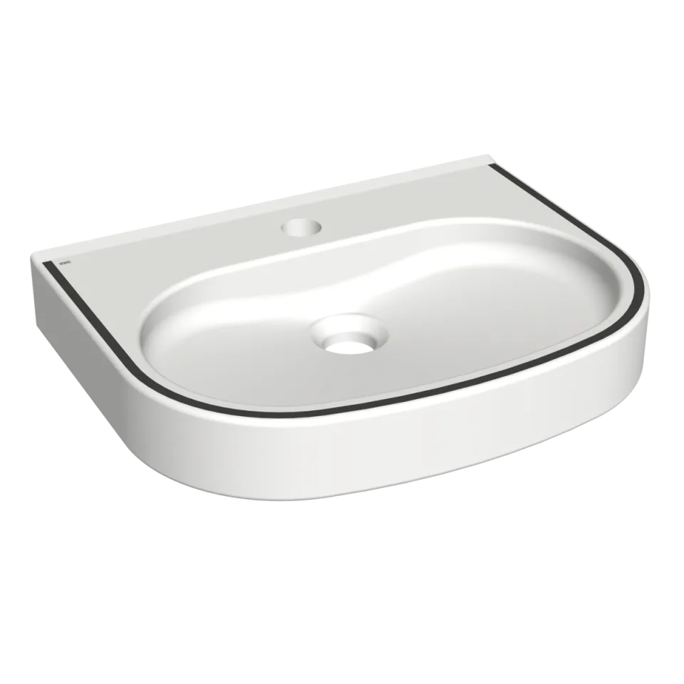 AR Waschtisch, VARIUScare, MIRANIT, 450x120x350 mm, barr-frei, Farbstreifen