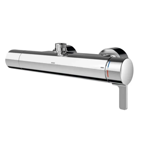 F5L-Therm Thermostat-Einhebel-Wandbatterie zur Aufputzmontage mit oberem Abgang