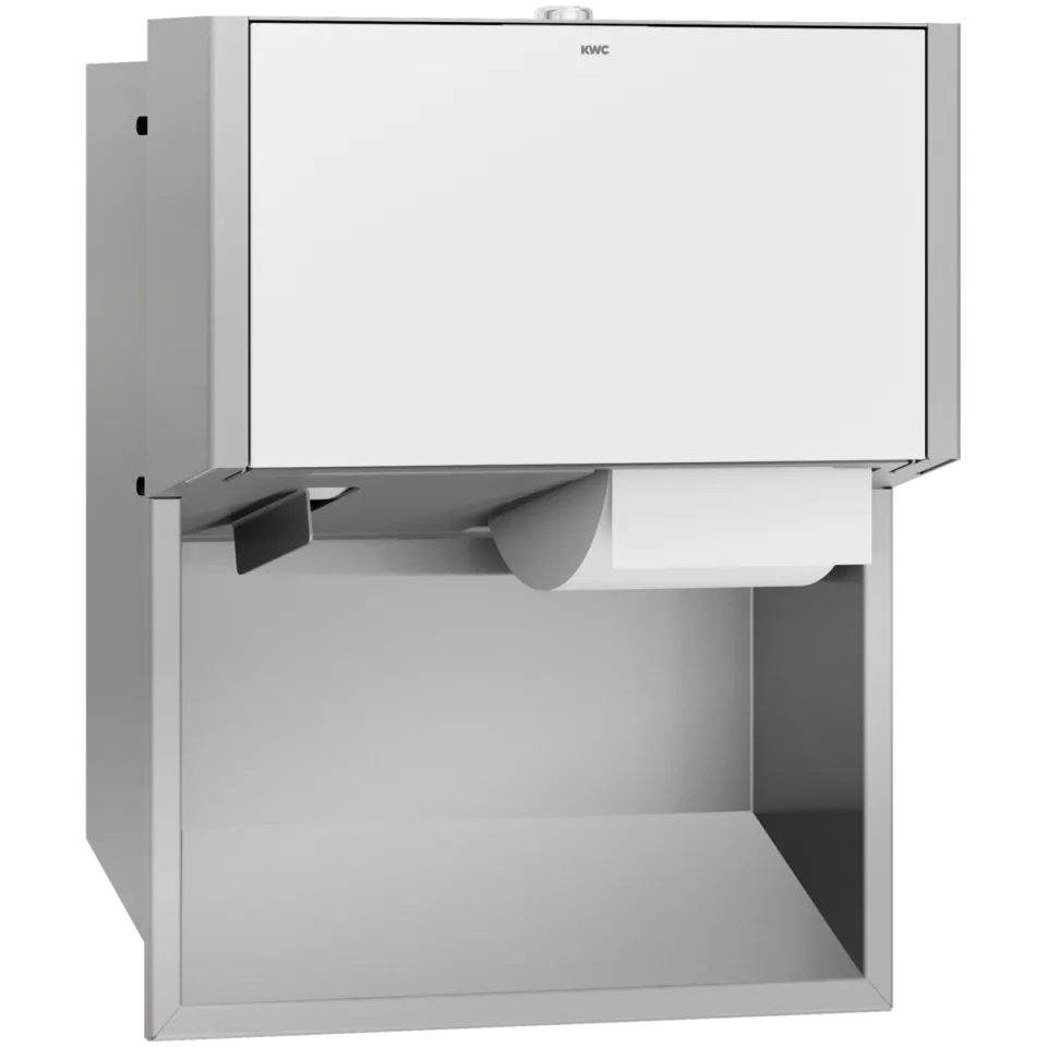 AR EXOS. WC-Doppelrollenhalter, Edelstahl, UP