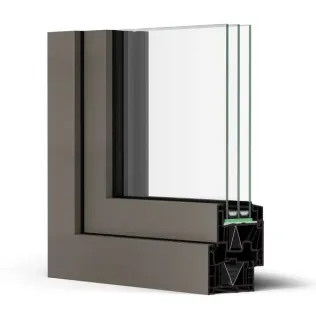 KALEIDO MATTEX überzeugt durch die perfekte Anmutung von pulverbeschichtetem Aluminium.