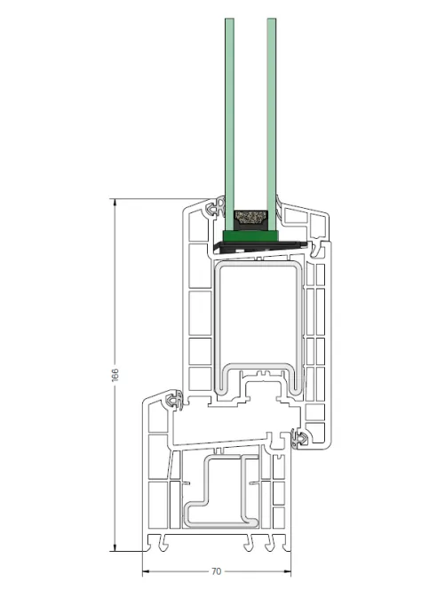 Systemquerschnitt Brillant-Design