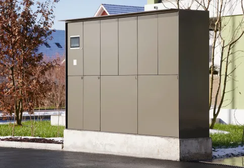 Intelligenten Paketfachanlage s: easy Touch