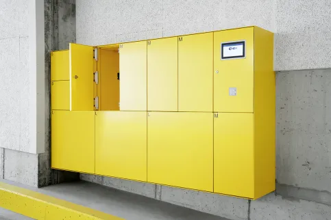 Intelligenten Paketfachanlage s: easy Touch