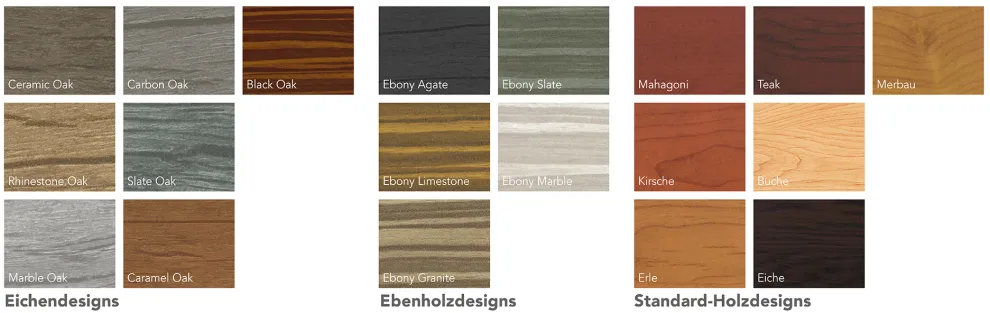 Die 19 Rockpanel Woods Holzdesigns von Eiche bis Teak erlauben Designfreiheit bei der Fassadengestaltung.
