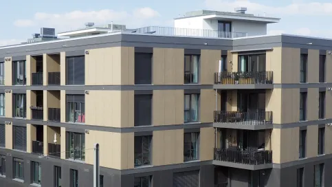 Rockpanel Stones Platten können können sowohl im Neubau als auch für die Sanierung eingesetzt werden.
