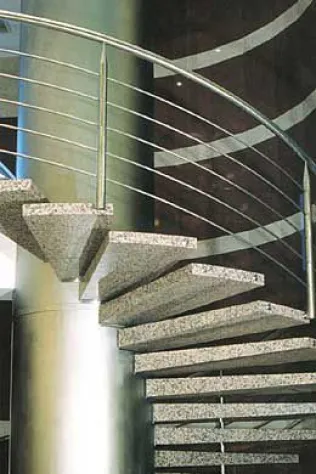Spindeltreppe Typ "Edelstahl"