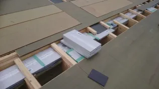 Dachdämmung mit va-Q-vip