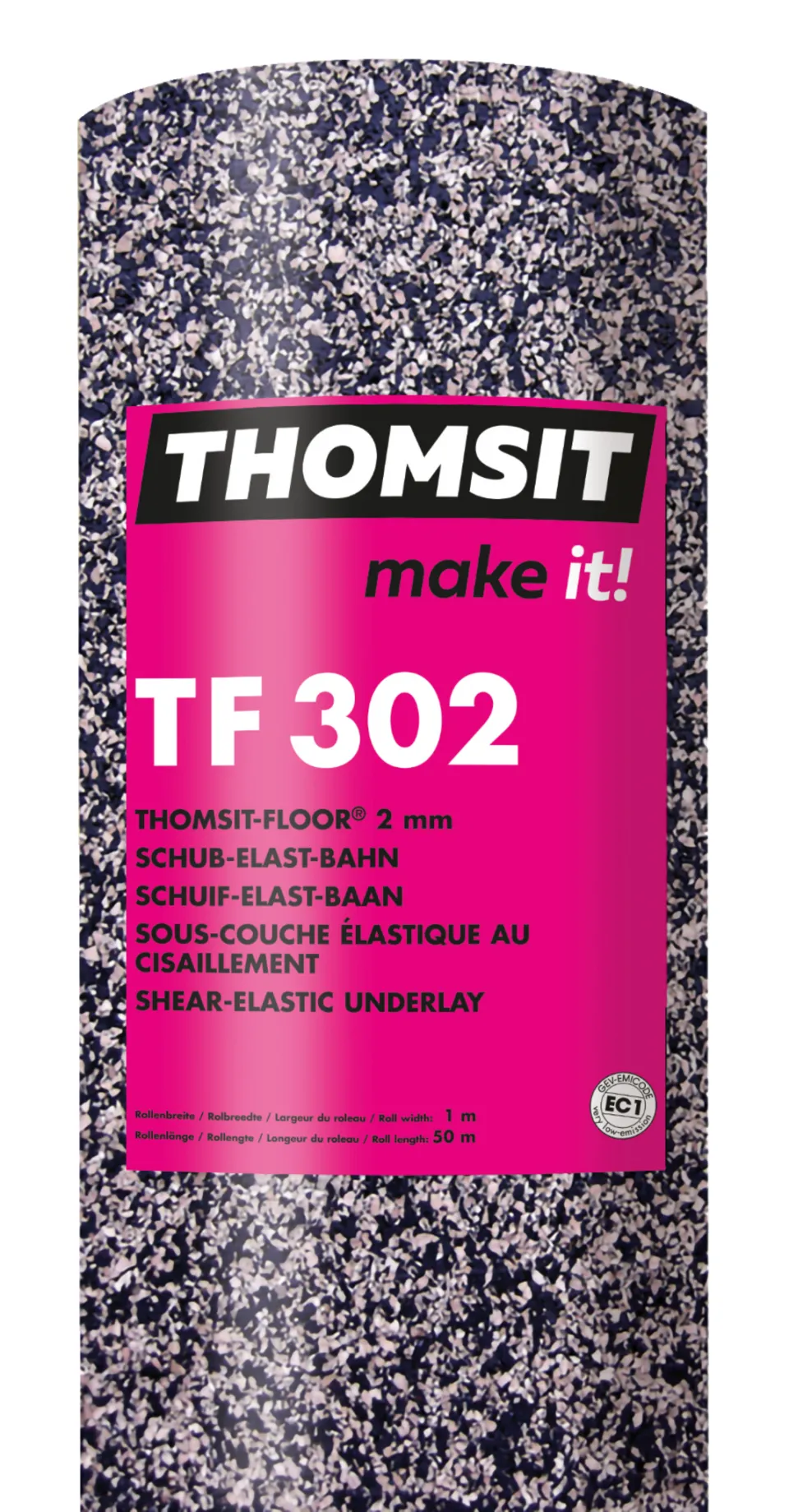 THOMSIT TF 302 THOMSIT-FLOOR® Schub-Elast-Bahn, 2 mm