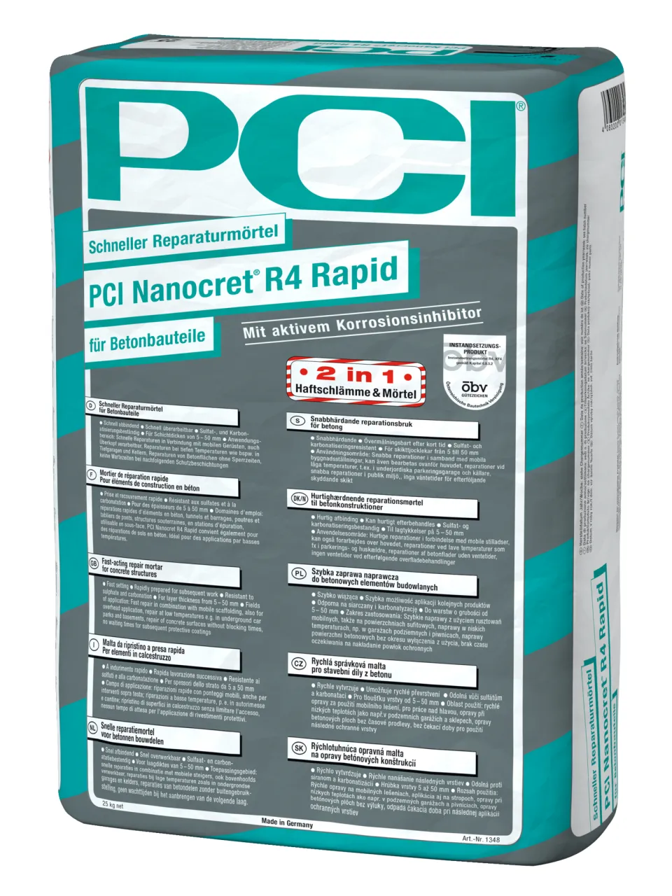 PCI Nanocret® R4 Rapid Reparaturmörtel