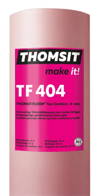 THOMSIT TF 404 THOMSIT-FLOOR® Tex Comfort Dämmunterlage, 4 mm