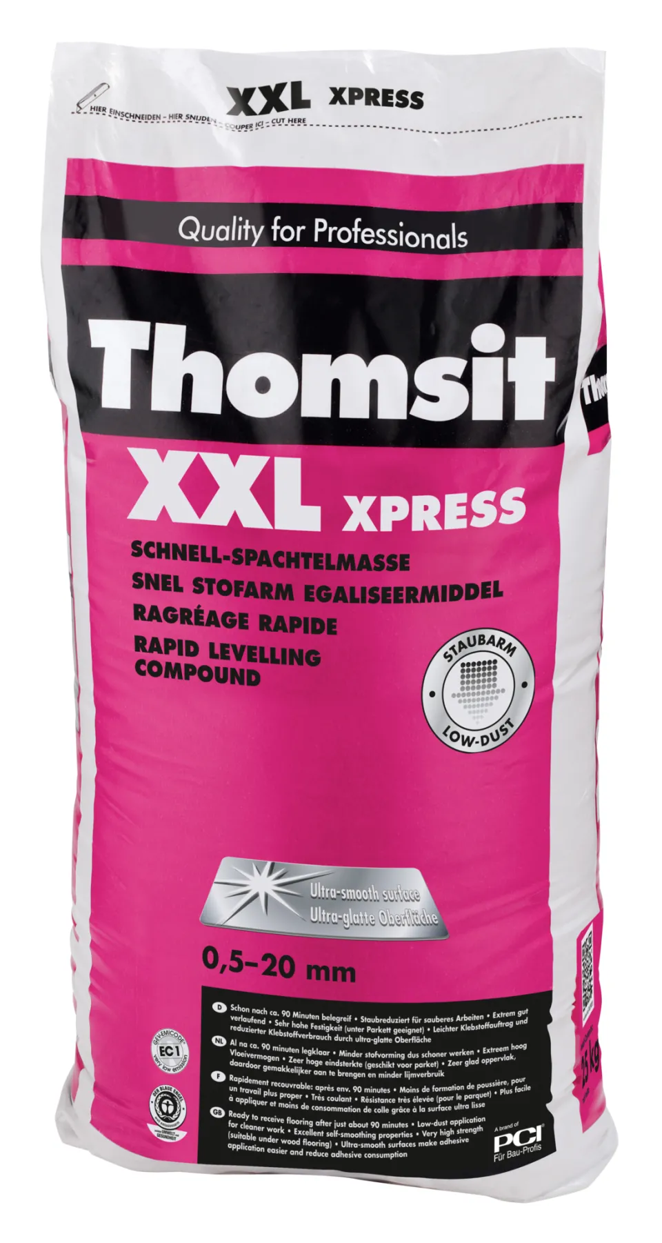 THOMSIT XXL XPRESS Schnell-Spachtelmasse (0.5 – 20 mm)