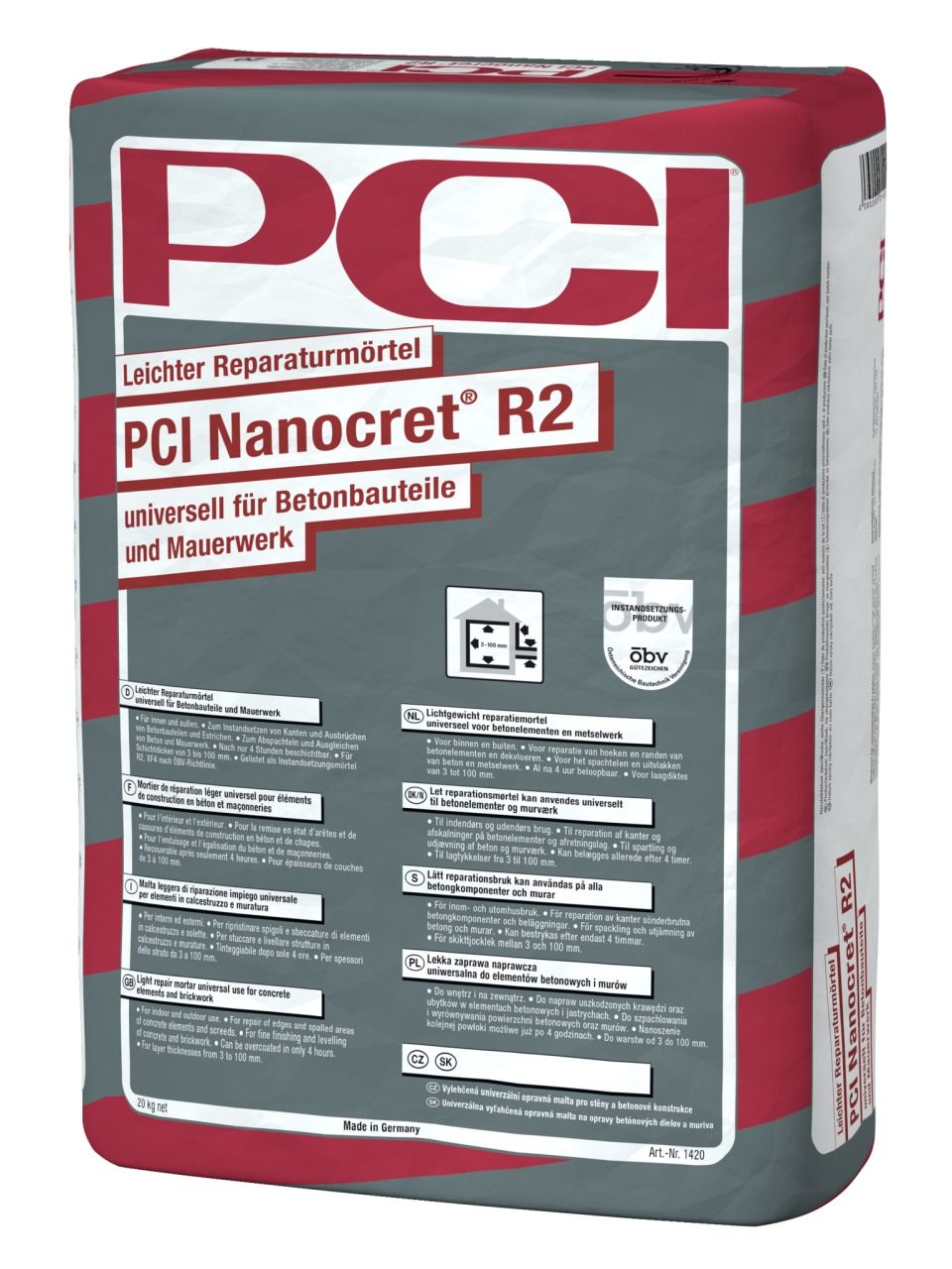 PCI Nanocret® R2 Reparaturmörtel
