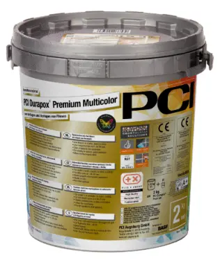 Epoxidharzmörtel PCI Durapox® Premium Multicolor – Epoxidharzmörtel zum Verfugen und Verlegen von Fliesen