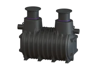 KESSEL-Öl-/Benzinabscheider EasyOil ground, NS 20, Sys. B, 5800 l, Bel.Kl. D