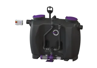 KESSEL-Fettabscheider EasyClean free NS 7, Mix & Pump