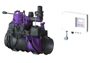 Ecolift zum Einbau in eine freiliegende Abwasserleitung