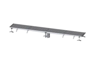 KESSEL-Kastenrinne Ferrofix ohne Klebeflansch, 300 x 2050 mm