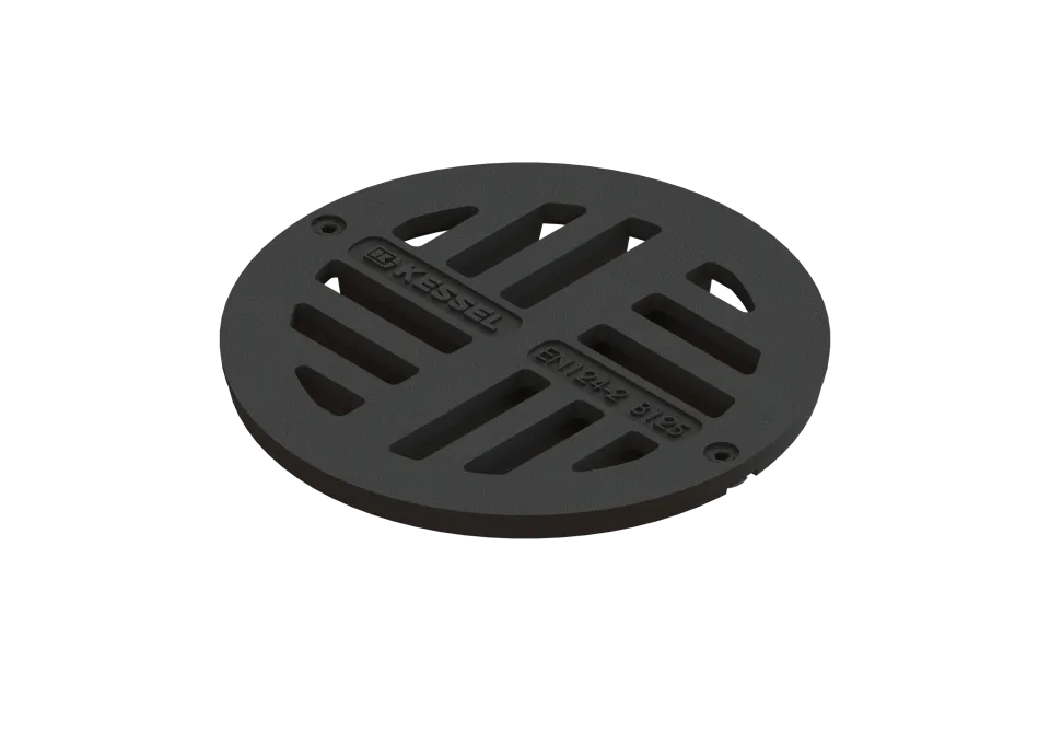 KESSEL-Einlegerost Schlitzrost rund